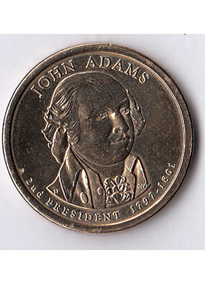 2007 - Dollaro Stati Uniti John Adams Zecca D